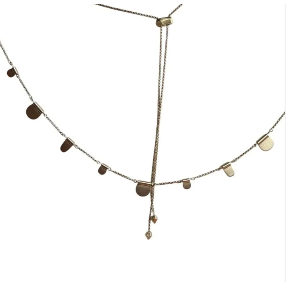 Kendra Scott Fern Threader Earrings + Kendra Scott Olive Necklace Custom Bundle - Picture 6 of 8